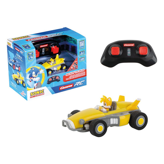 Sonic the Hedgehog RC remote-controlled Car 1/43 2.4GHz Mini Tails 9003150143284