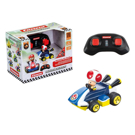 Super Mario Kart RC remote-controlled Car 1/50 2.4GHz Mini Toad 9003150148418