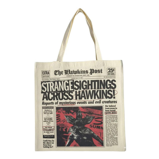 Stranger Things Tote Bag Newspaper 8445484579208