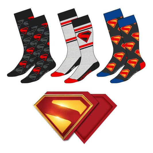 DC Comics Socks 3-Pack Superman 38-45 8445484544619