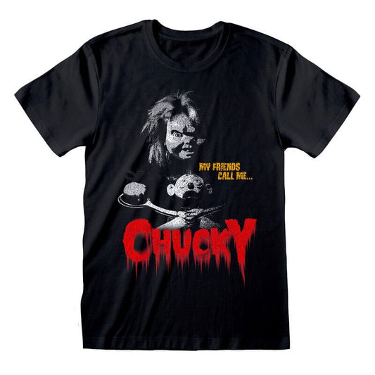 Child´s Play T-Shirt My friends Call Me Chucky Size S 5056599733756