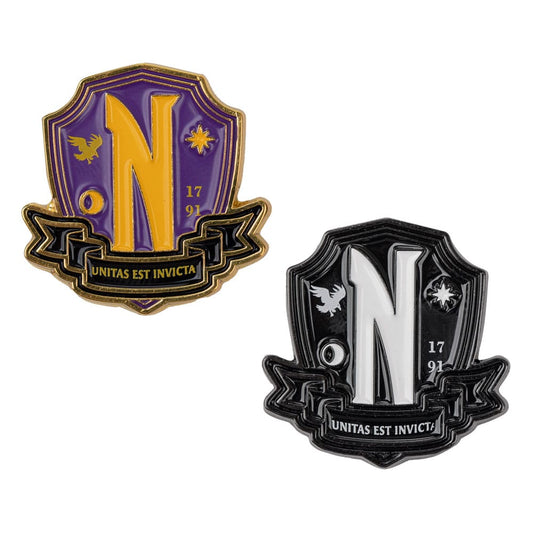Wednesday Pins 2-Pack Nevermore Academy 4895205616325
