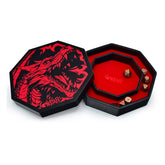 CritStones Arena Dice Tray Red Dragon 8721008309101