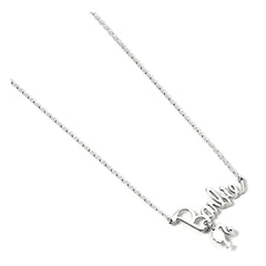 Barbie Pendant & Necklace Logo & Silhouette (Sterling Silver) 5055583454028