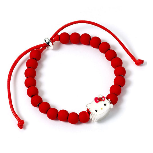 Hello Kitty Bracelet red beads with Hello Kitty Charm 21 cm 5055583480263