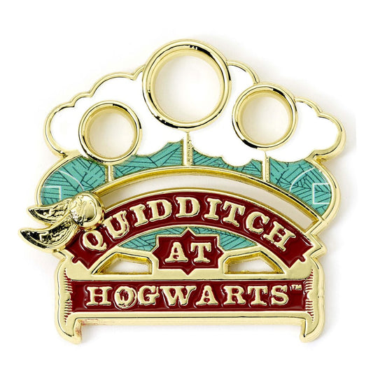Harry Potter Pin Badge Quidditch (Golden Tone) 5055583462870
