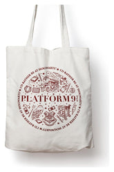 Harry Potter Tote Bag Platform 9 3/4 Cotton 5055583481246
