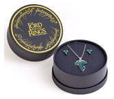 Lord of the Ring Earrings and Necklace Gift Set Leaf of Lorien 5055583481062