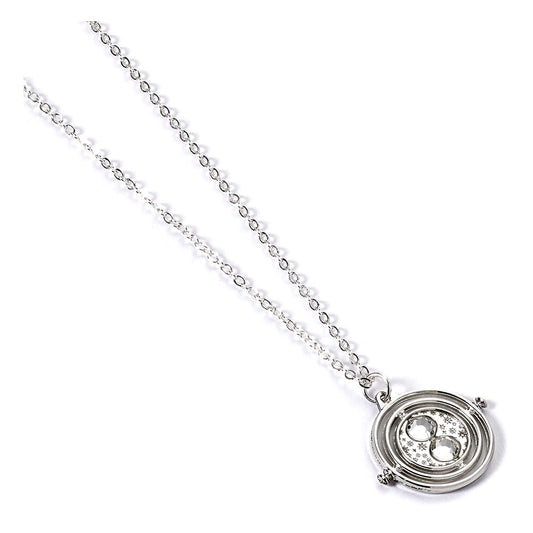 Harry Potter Necklace Time Turner Charm (Silver Tone) 5055583462160