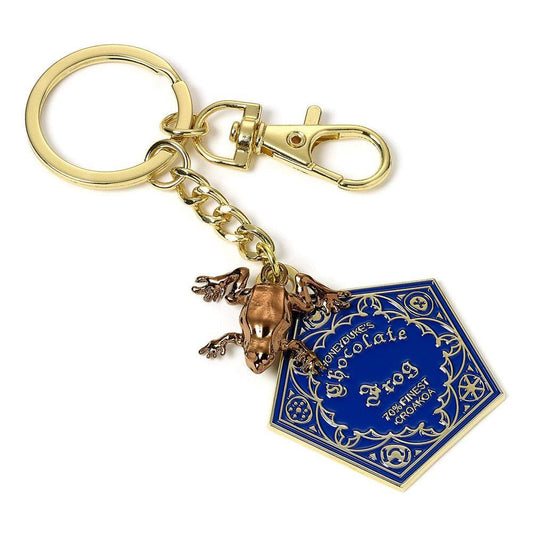Harry Potter Keychain Chocolate Frog (Gold Plated) - Amuzzi