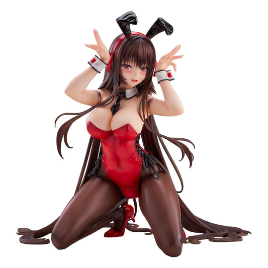 Amakano 2+ PVC Statue 1/4 Yuuhi Kurohime Bunny Suit Ver. 32 cm   4902273508435