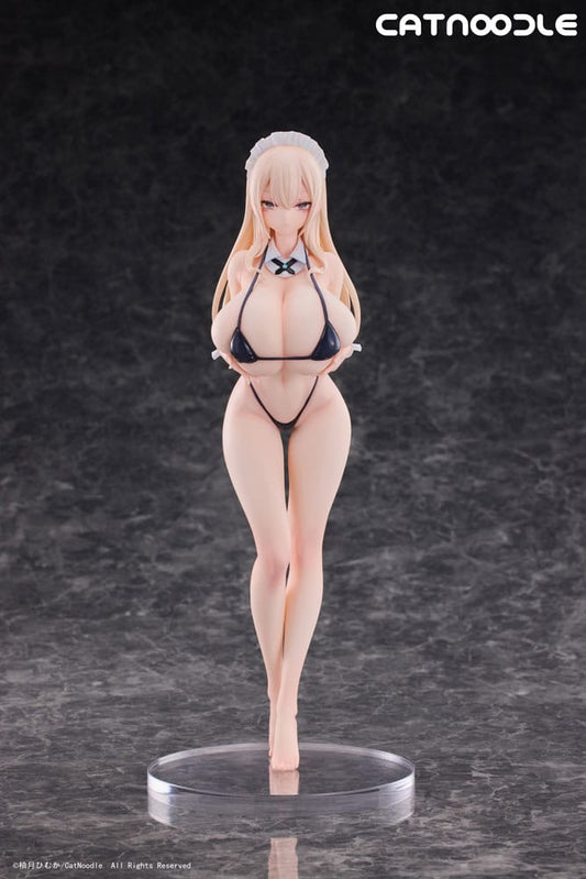 Original Character PVC Statue 1/6 Dosukebe Bikini wo Kitekureru Juujun na Maid-san Illustration by Himuka Yuzuki 27 cm 6976697970077