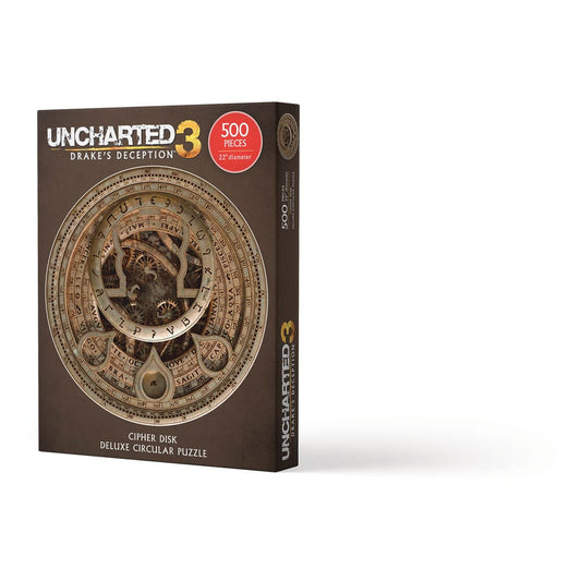 Uncharted Jigsaw Puzzle Cipher Disk Circular Deluxe (500 pieces) 0761568013696