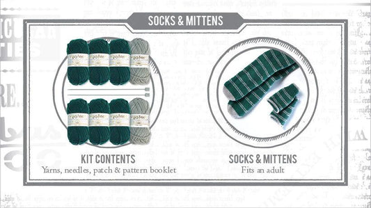 Harry Potter Knitting Kit Slouch Socks and Mi 5059072008174