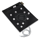 Enhance Tabletop Accessories Roll on a Scroll Dice and Rolling Mat White 0637836629985