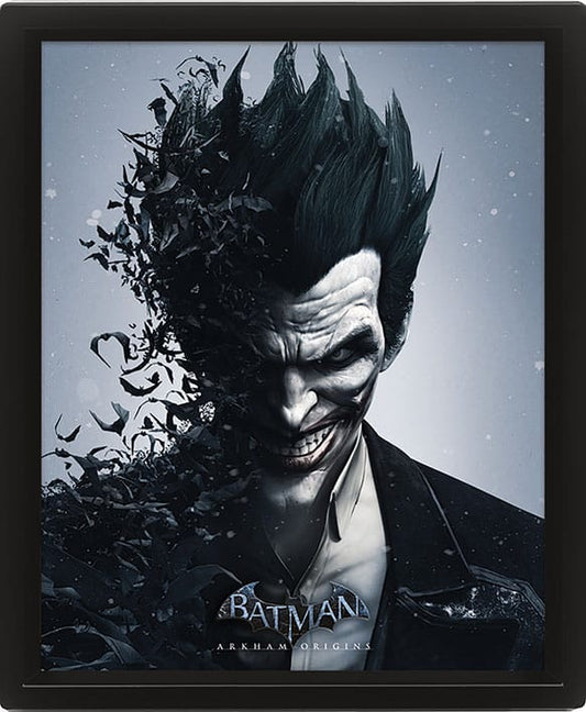 Batman Arkham Origins Framed 3D Effect Poster Pack Batman vs. Joker 26 x 20 cm (3) 5050293166520