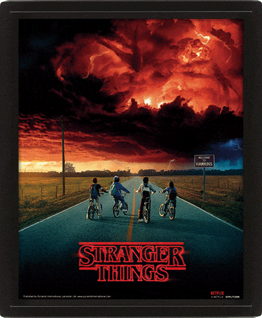 Stranger Things Framed 3D Lenticular Poster Pack Mind Flayer 26 x 20 cm (3) 5051265845504