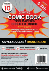 Evoretro Comics Topload Holder 10-Pack Silver 3701492101950