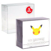 PET Protectors 5-Pack for Booster Boxes / Elite Trainer Boxes Ver. 2 3701492103428