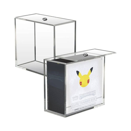 Evoretro Acrylic Display Case for Booster Boxes / Elite Trainer Boxes Ver. 2 with Sliding Lid 3760265297702