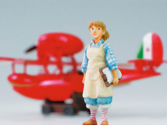 Porco Rosso model kit with figure 1/72 Savoia S.21F Version 2 & Fio 4536318601043