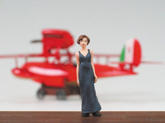 Porco Rosso model kit with figure 1/48 Savoia S.21F Version 2 & Gina 4536318622031