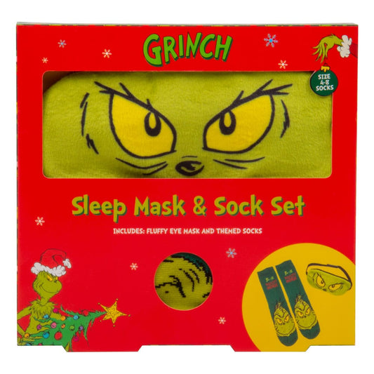 The Grinch Socks & Sleep Mask Set 5060897223017