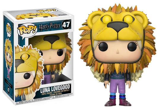 Harry Potter POP! Movies Vinyl Figure Luna Lovegood with Lion Head 9 cm 0889698149440