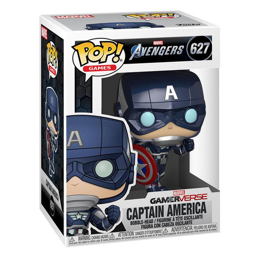 Marvel's Avengers (2020 video game) POP! Marvel Vinyl Figure Captain America 9 cm 0889698477574