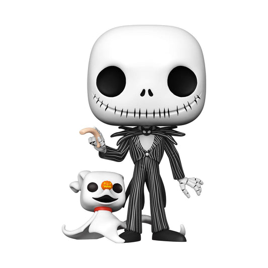 Nightmare before Christmas Super Sized POP! Disney Vinyl Figure Jack w/Zero 25 cm 0889698490061