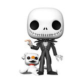 Nightmare before Christmas Super Sized POP! Disney Vinyl Figure Jack w/Zero 25 cm 0889698490061