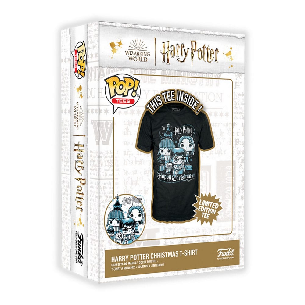 Harry Potter POP! Tees T-Shirt Ron, Hermione, 0889698669825
