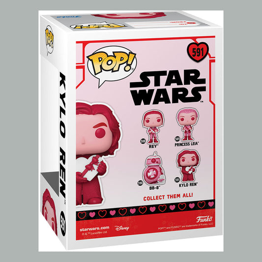 Star Wars Valentines POP! Star Wars Vinyl Figure Kylo Ren 9 cm 0889698676120