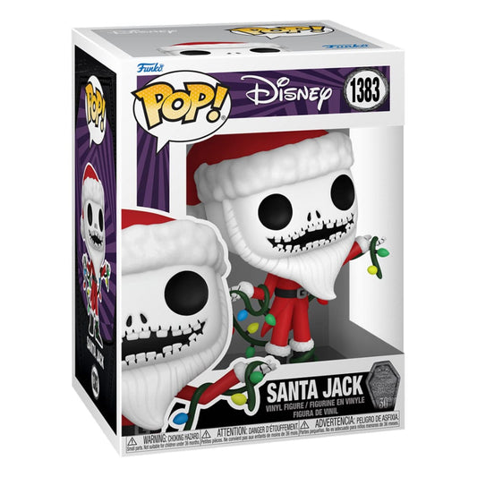 Nightmare before Christmas 30th POP! Disney Vinyl Figure Santa Jack 9 cm 0889698723862