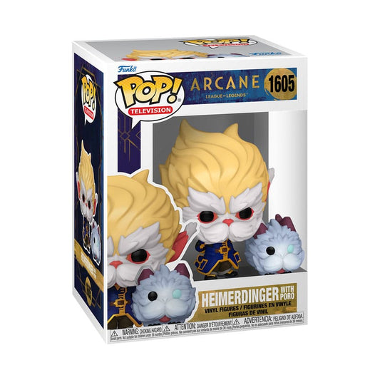 Arcane League of Legends POP! Vinyl Figure Heimerdinger w/Poro 9 cm 0889698801935