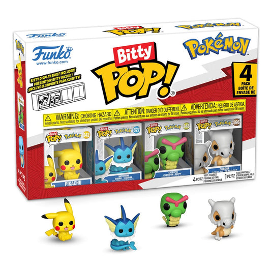 Pokémon Bitty POP! Vinyl Figure 4-Pack Series 1 2 cm 0889698811323