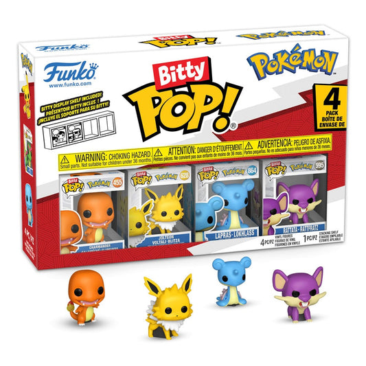 Pokémon Bitty POP! Vinyl Figure 4-Pack Series 2 2 cm 0889698811330
