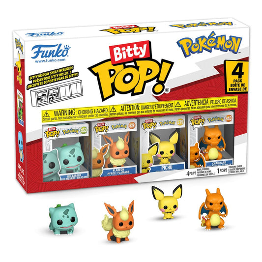 Pokémon Bitty POP! Vinyl Figure 4-Pack Series 3 2 cm 0889698811347