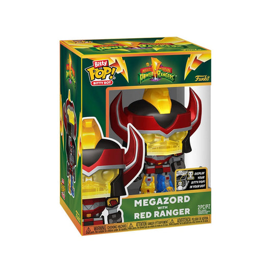 Mighty Morphin Power Rangers Bitty POP! Bots Figure 4-Pack Megazord with Red Ranger2,5 cm 0889698836449