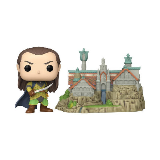 The Lord of the Rings POP! Town Vinyl Figure Elrond & Rivendell 9 cm 0889698837873
