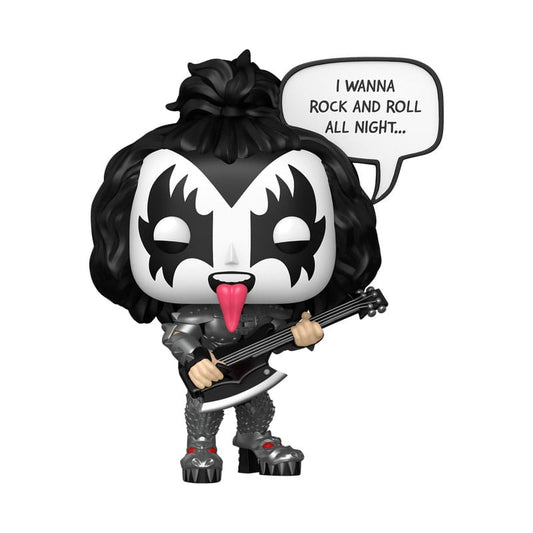 KISS POP! Sayings Vinyl Figure The Demon(R&R All Night) 9 cm 0889698841245