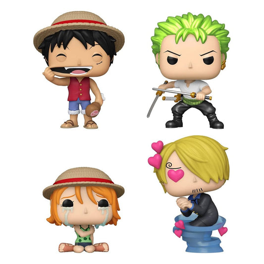One Piece POP! Animation Vinyl Figure 4-Pack Refresh 4PK(EMEA) 9 cm 0889698844727