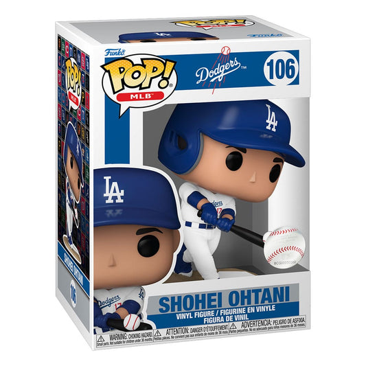 MLB POP! Vinyl Figure LA Dodgers: Shohei Ohtani (Home Jersey) (Batting) 9 cm 0889698850865