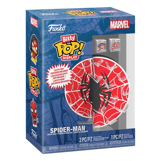 Marvel Bitty POP! Display with 2 Vinyl Figures Spider-Man Web 0889698855129