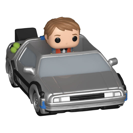 Back to the Future Bitty POP! Rides Vinyl Figure Marty McFly and Time Machine 0889698855211