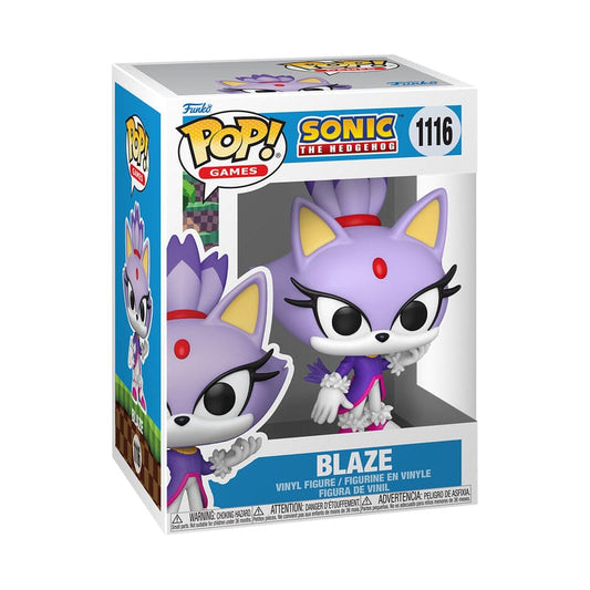 Sonic the Hedgehog POP! Games Vinyl Figure Blaze the Cat 9 cm 0889698861045