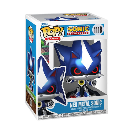 Sonic the Hedgehog POP! Games Vinyl Figure Neo Metal Sonic (MT) 9 cm 0889698861069