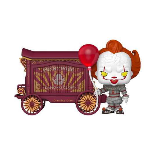 It-Welcome to Derry POP! Town Vinyl Figure Pennywise & Wagon 9 cm 0889698862431