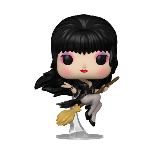 Elvira POP! Icons Vinyl Figure Elvira Broom 9 cm 0889698864404