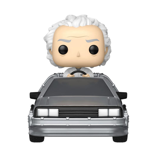 Back to the Future POP! Rides Deluxe Vinyl Doc w/Time Machine 9 cm 0889698864497